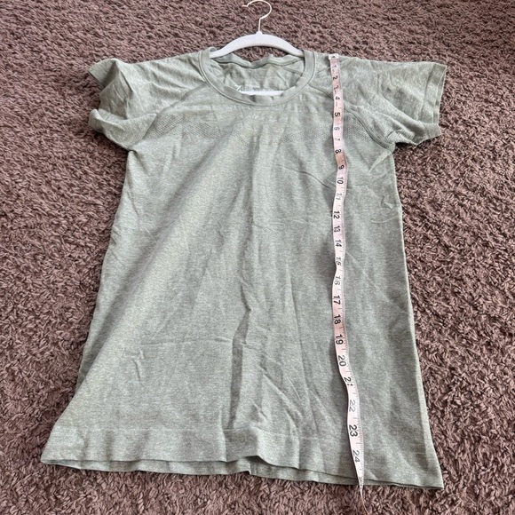 Z By Zella Short Sleeve Top High Rise Black Crop Leggings SET OUTFIT 2 PIECE M - Picture 12 of 14